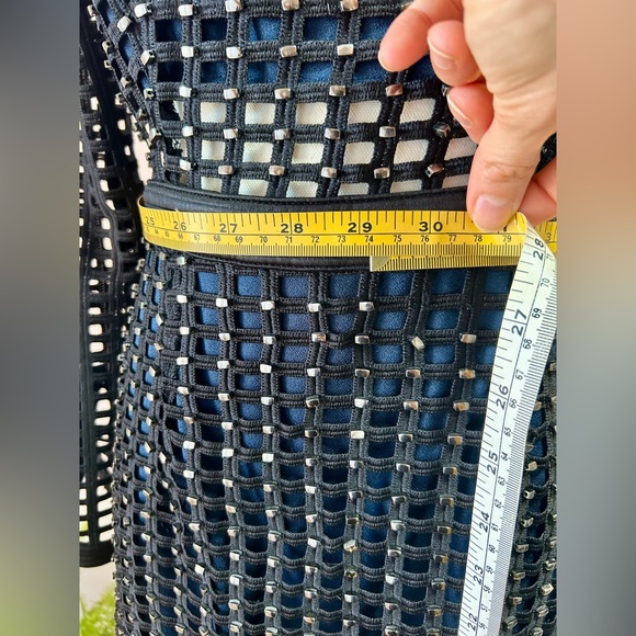 Topshop black & navy dress - Picture 13 of 16